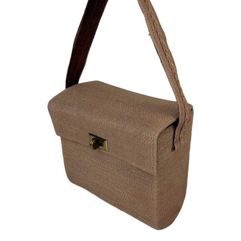 Film Star Creations of Hollywood 1950s Vintage Brown/Tan Purse